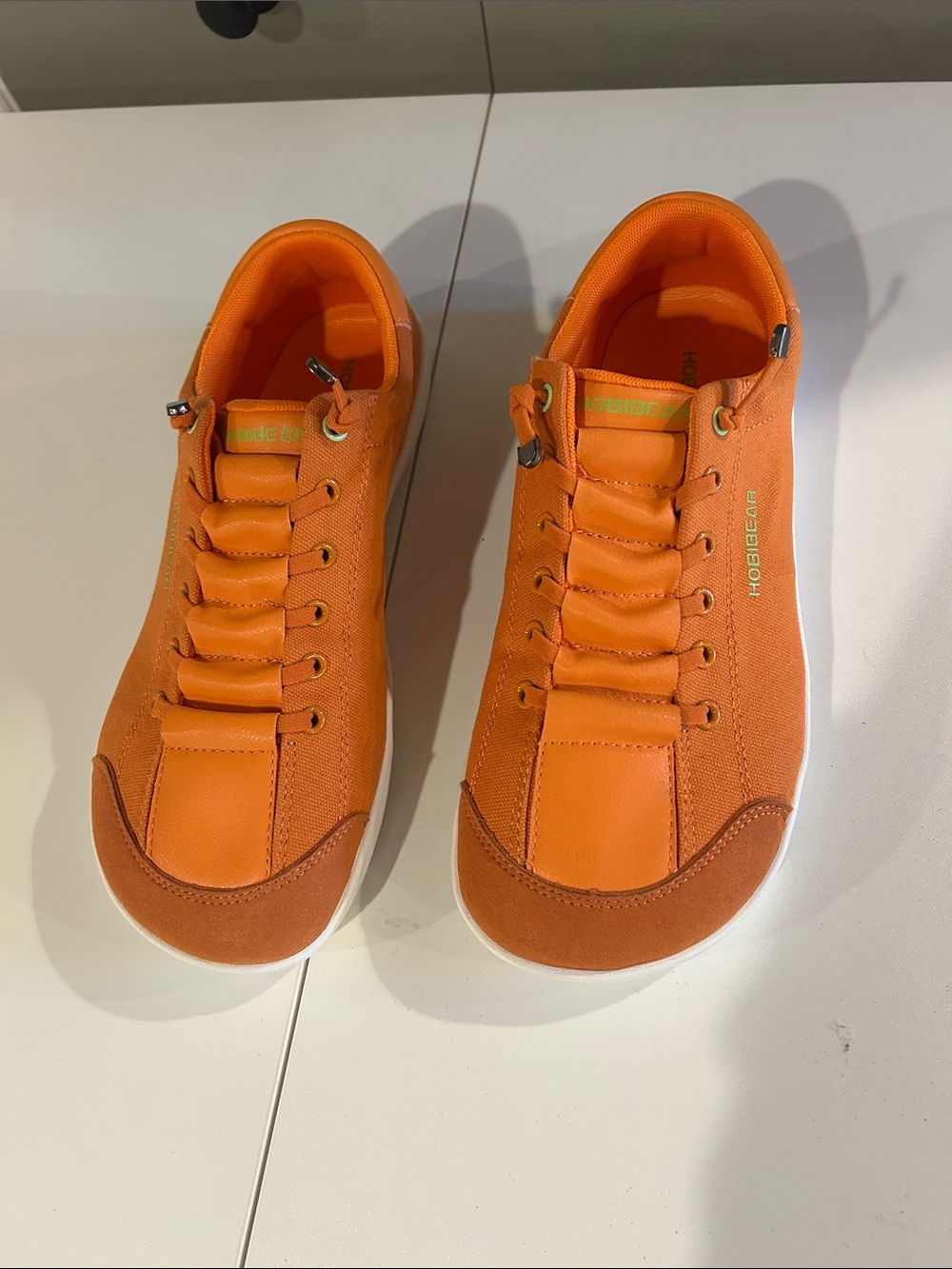 Hobibear Orange Men’s Low-Top Sneakers